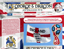 Tablet Screenshot of georgeanddragonpub.net